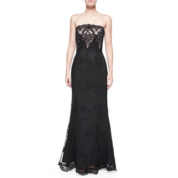 Helen Morley‎ Halter Beaded Lace Dress - Picture 1 of 10